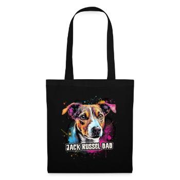 Jack Russel Hund Geschenk Spruch - Stoffbeutel - Schwarz - Vorne