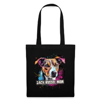 Jack Russel Hund Geschenk Spruch - Stoffbeutel - Schwarz - Vorne