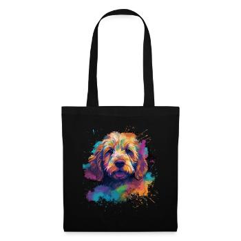 Labradoodle Dog Gift Saying - Tote Bag - black - Front