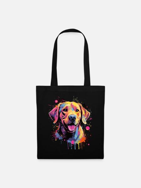Labrador Dog Gift Saying - Tote Bag - black