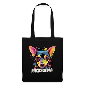 Pinscher Dog Gift Saying - Sac en tissu - noir - Devant