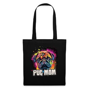 Pug Pug Dog Gift Saying - Tote Bag - black - Front