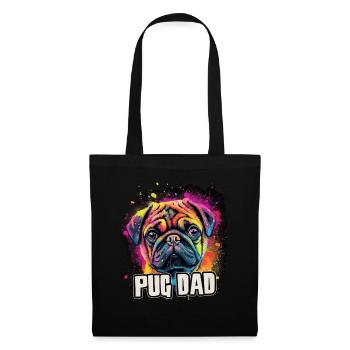 Pug Pug Dog Gift Saying - Tote Bag - black - Front