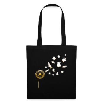Zoo Animal Bird Gift Dandelion Penguin - Tote Bag - black - Front