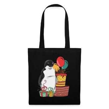 Antarctica Zoo Animal Birthday Gift Penguin - Tote Bag - black - Front