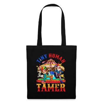 Little People Tamer Gift Funny Circus - Tote Bag - black - Front