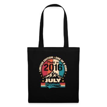 2016 July Vintage Made July 2016 Gift - Tote Bag - black - Front