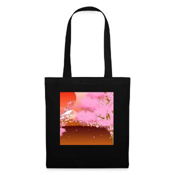 Japan Sakura Tree Gift Japanese Cherry Blossoms - Tote Bag - black - Front