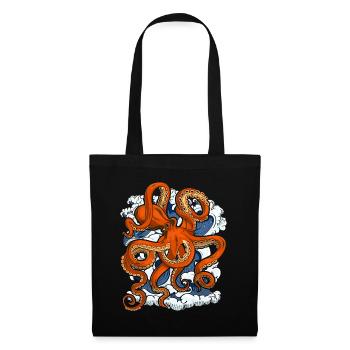Sea Animal Ocean Animal Octopus Gift Octopus - Tote Bag - black - Front