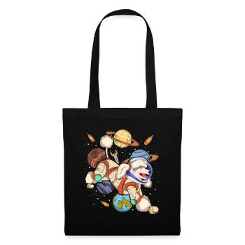 Universe Dogs Gift Space Astronaut Poodle - Tote Bag - black - Front