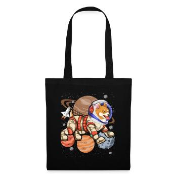 Universe Dogs Gift Space Astronaut Corgi - Tote Bag - black - Front