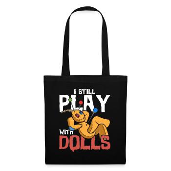 Witch Voodoo Witchcraft Gift Funny Voodoo Doll - Tote Bag - black - Front