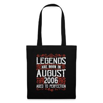 2006 August Vintage Retro Anniversary August 2006 - Tote Bag - black - Front