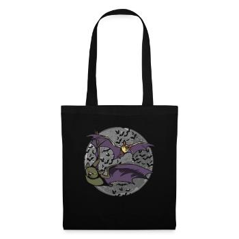 Full Moon Bat Swarm Gift Bat - Sac en tissu - noir - Devant