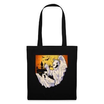 Fantôme effrayant Cadeau Halloween Fantôme - Sac en tissu - noir - Devant