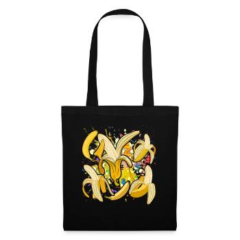 Dabbing Fruit Fruit Gift Dab Bananas - Sac en tissu - noir - Devant