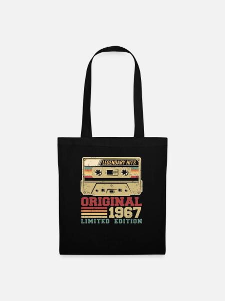 Original 1967 Vintage Jubiläumsgeschenk 1967 - Stoffbeutel - Schwarz