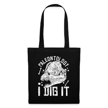 Paléontologie Je l’ai déterré Paléontologue - Sac en tissu - noir - Devant