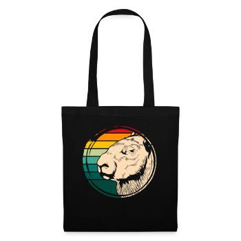 Animal Lover Rodent Gift Retro Capybara - Tote Bag - black - Front
