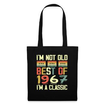 1967 I'm Not Old I'm Classic Vintage 1967 Birthday - Sac en tissu - noir - Devant