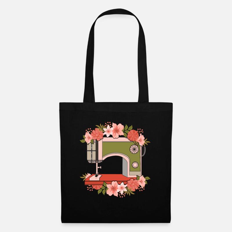 Couturière Machine à coudre faite à la main Cadeau Coudre - Sac en tissu - noir