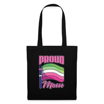 Fière maman LGBT Cadeau de la fête des mères Abrossexual - Sac en tissu - noir - Devant