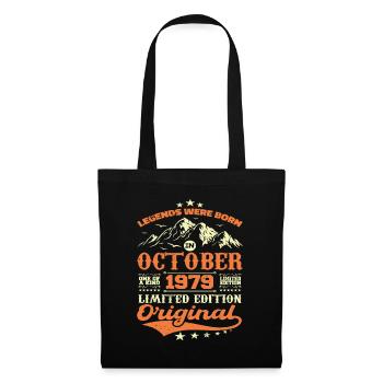Original October 1979 vintage anniversary 1979 - Tote Bag - black - Front