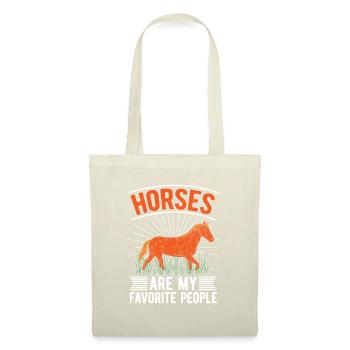 Horses are my dearest people Riding Horse - Tote Bag - nature - Front