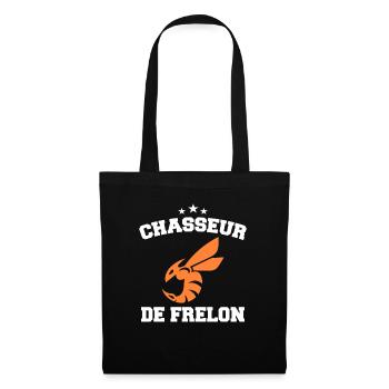 Chasseur de frelon Humour Frelon Asiatique Drôle - Sac en tissu - noir - Devant