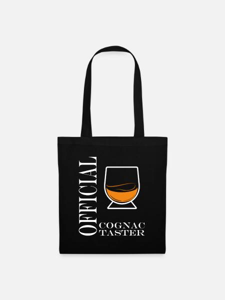 Cognac-Verkoster - Stoffbeutel - Schwarz