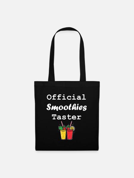 Schnupper-Smoothie - Stoffbeutel - Schwarz