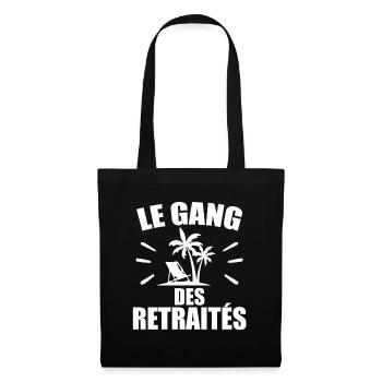 Retraité, Je Suis Retraité, Enfin Retraité - Sac en tissu - noir - Devant