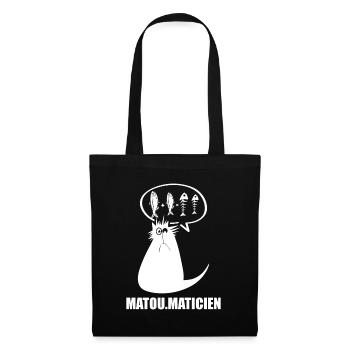 mathématiques, mathématicien, fan de math - Sac en tissu - noir - Devant