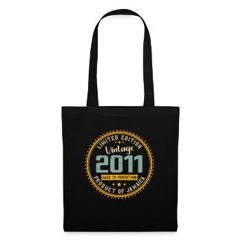 Vintage 2011 Cadeau D’anniversaire 2011 - Sac en tissu - noir - Devant