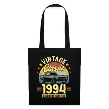 Vintage Car Year 1994 30 Years Anniversary - Tote Bag - black - Front