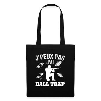 J'Peux Pas J'ai BallTrap - Sac en tissu - noir - Devant
