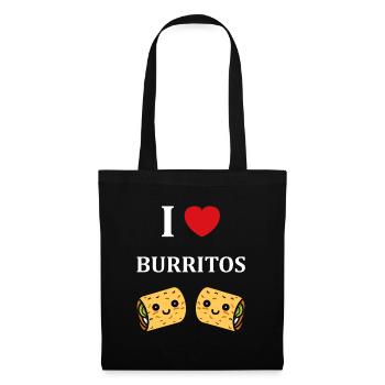 Amour Petit burrito - Sac en tissu - noir - Devant