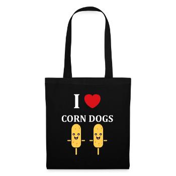 Corn dog food - Tote Bag - black - Front