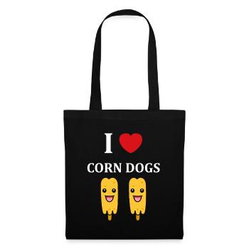 Corn dog food - Tote Bag - black - Front