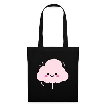 Humour Petite Barbe à papa - Sac en tissu - noir - Devant