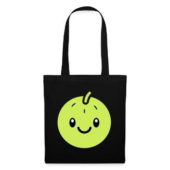 Fruit Humour petit Melon - Sac en tissu - noir - Devant