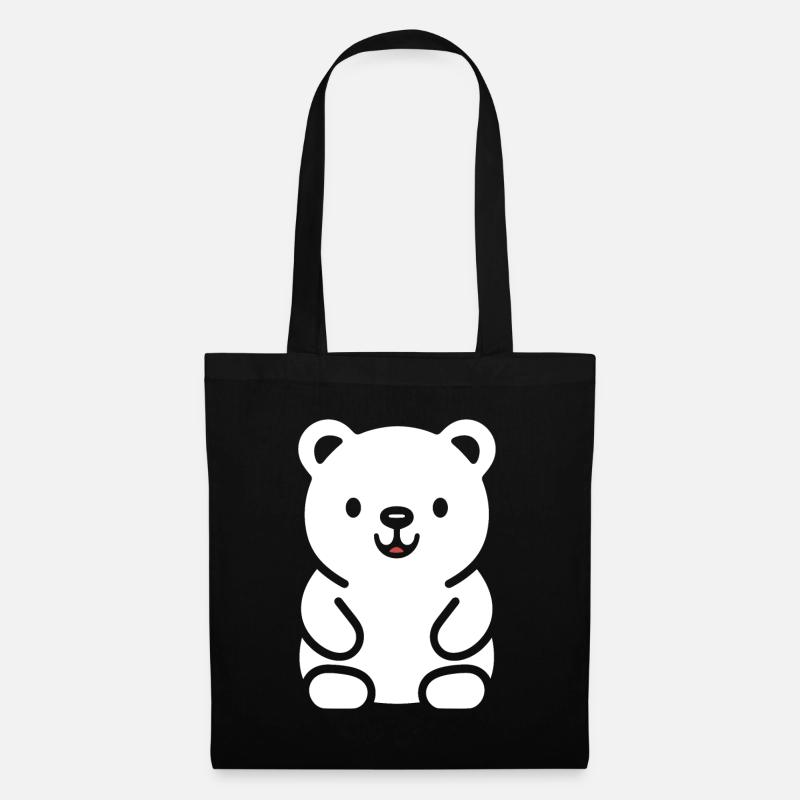 Little teddy bear teddy bear - Tote Bag - black