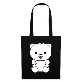Little teddy bear teddy bear - Tote Bag - black - Front