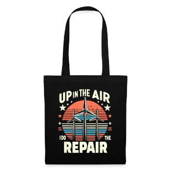Pinwheel Climber Industrial Climber Gift - Tote Bag - black - Front