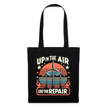 Pinwheel Climber Industrial Climber Gift - Tote Bag - black - Front