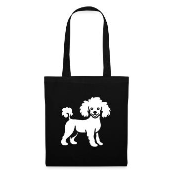 Humor Dog Small Poodle - Tote Bag - black - Front
