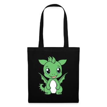 Baby Dragon - Tote Bag - black - Front