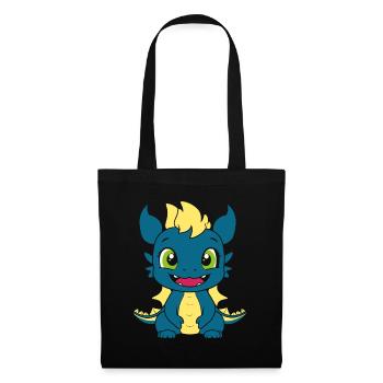 Baby Dragon - Tote Bag - black - Front