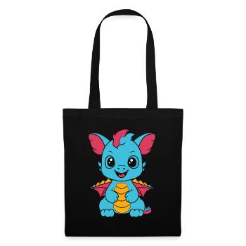 Baby Dragon - Tote Bag - black - Front