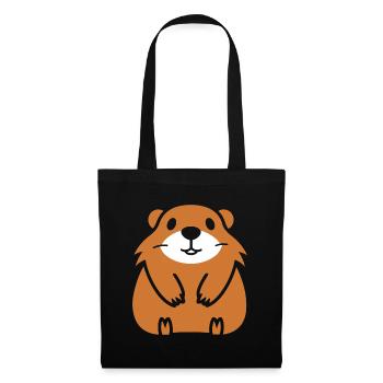 Simple Groundhog - Tote Bag - black - Front
